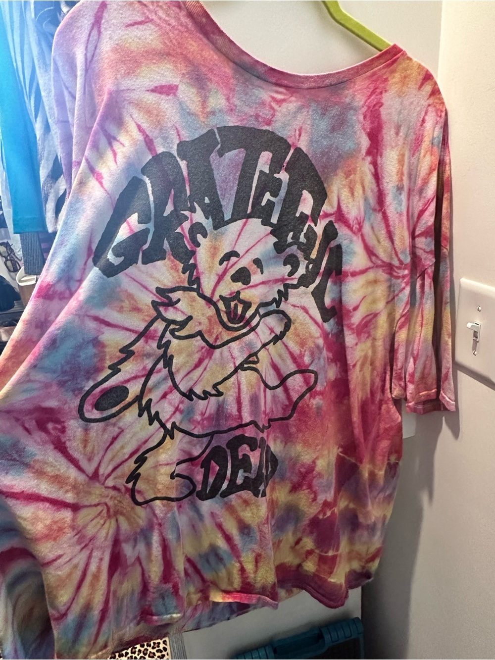 Urban Outfitters Oversized Grateful Dead Tie Dye Graphic Tee